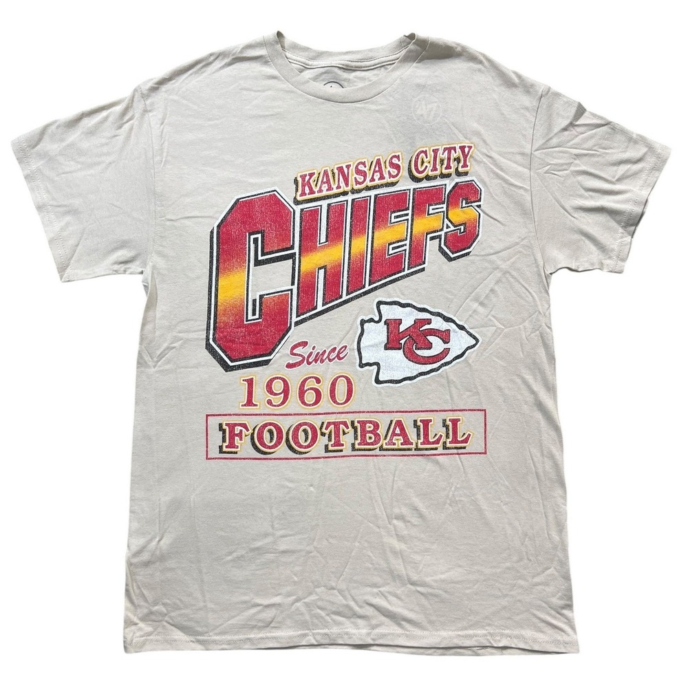 Kansas City Chiefs '47 Brand Asher Tee Size M NWT